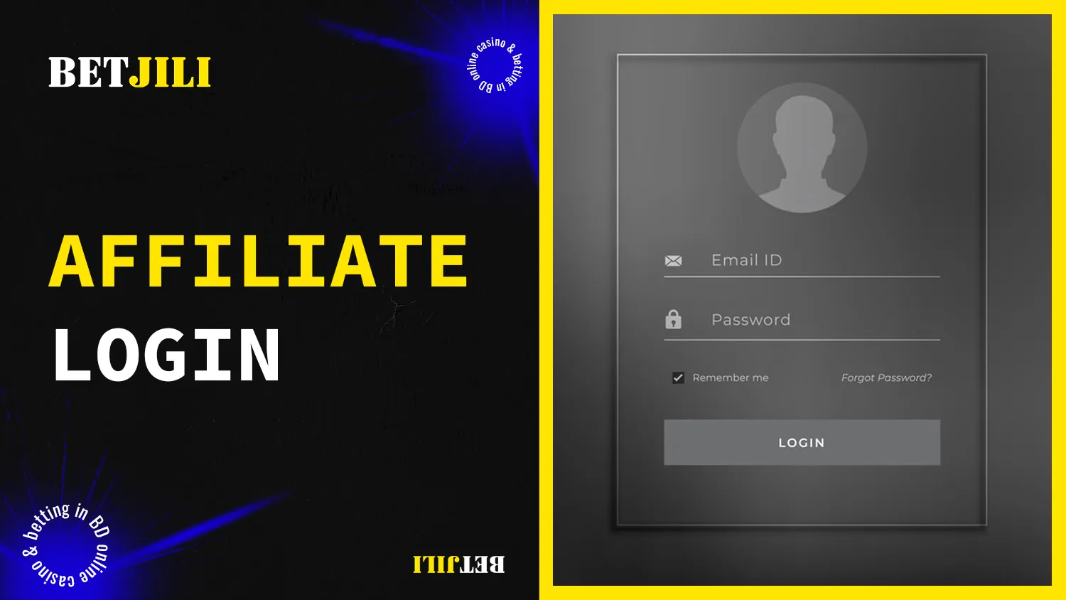 BetJili affiliate login process