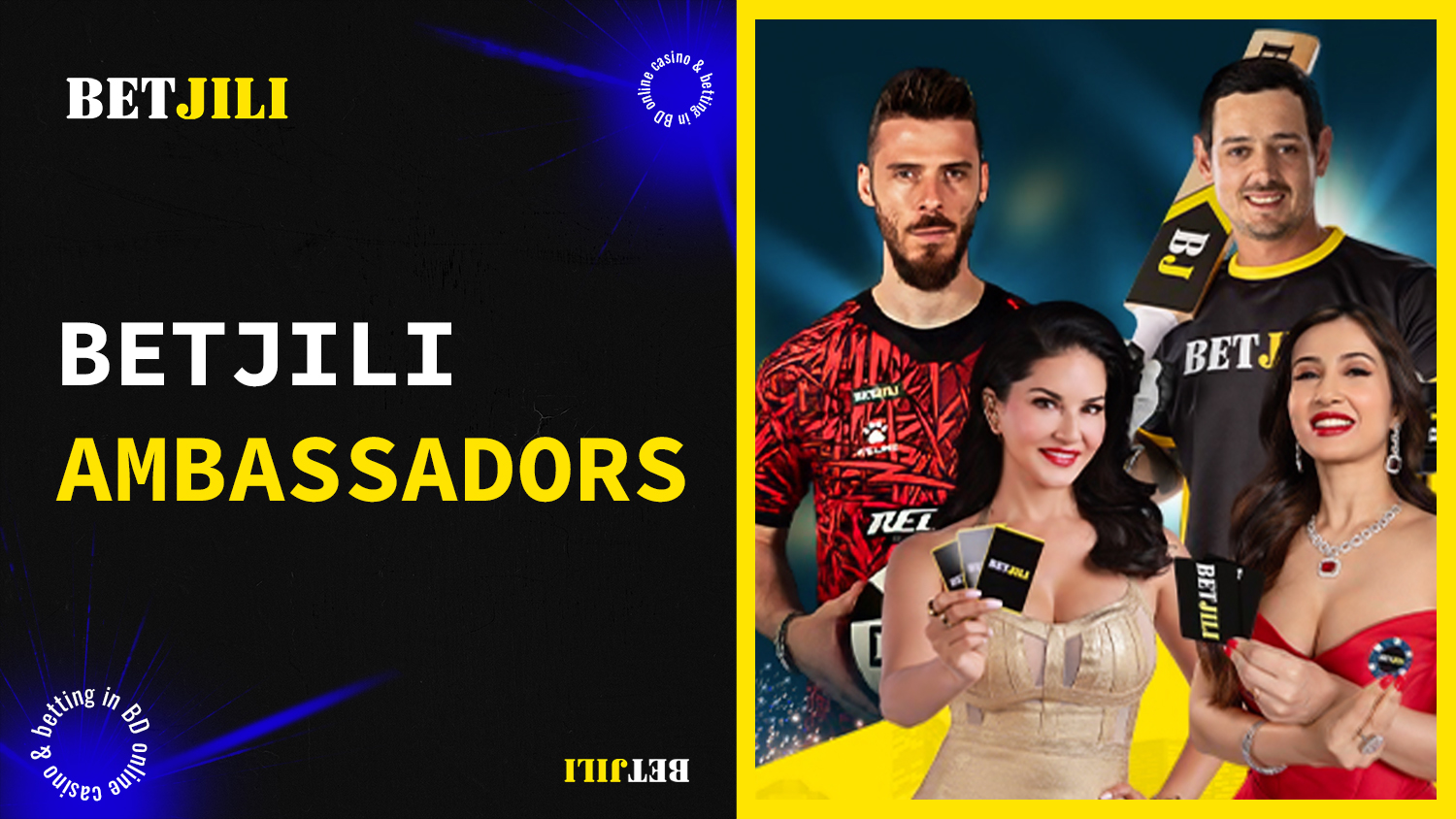 BetJili Marvelbet cooperates with famous athletes and celebrities