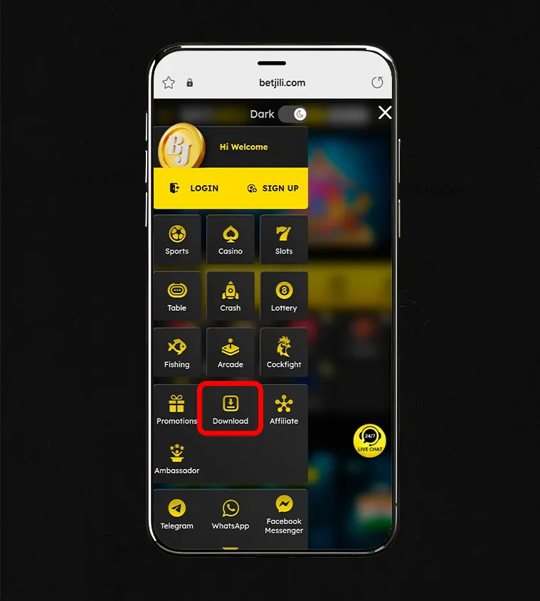 betjili apk download for android   step 3