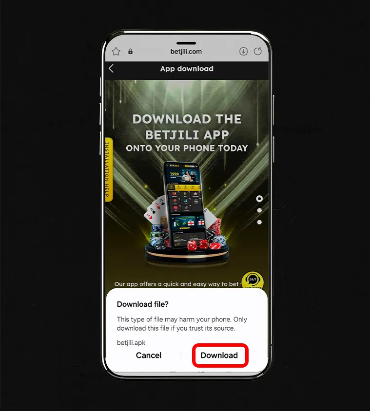 betjili apk download for android   step 5